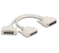 Delock 65959 cable de serie beige 0,3 m db-25