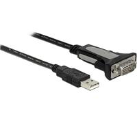 DeLOCK 65962 adaptador de cable USB 2.0 A RS-232 Negro - Adaptador para cable (USB 2.0 A, RS-232, Male connector / Male connector, 3 m, Negro)