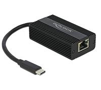 Delock 65990 - Adaptador USB C Thunderbolt 3 a Gigabit Ethernet LAN 2, 5 GB NBase-T 2500 Mbps RJ45 Hembra