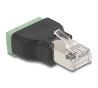 Delock 66603 cambiador de género para cable rj45 4 pin terminal block