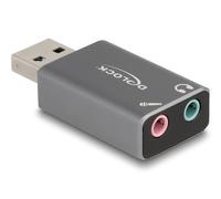 Delock 66633 cambiador de género para cable usb 2.0 type-a 3.5 mm 3 p