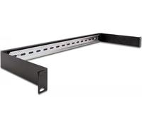 DeLOCK 66883 Cable Organizer Rack Cable Rail Black 1 pc(s), W128812306 (Cable Rail Black 1 pc(s))