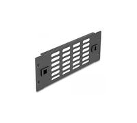 DeLOCK 66986 - Panel para Armario de Red de 10" con Ranuras de ventilación sin Herramientas 2 U Negro