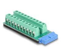 Delock 67191 cambiador de género para cable usb header - 19 pin termi