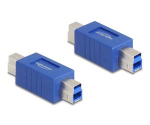 Delock 67227 cambiador de género para cable usb type-b azul