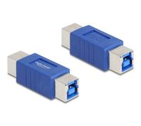 Delock 67228 cambiador de género para cable usb type-b azul