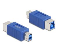 Delock 67229 cambiador de género para cable usb type-b azul