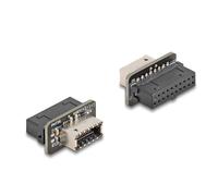 Delock 67238 cambiador de género para cable 20-pin usb usb type-e neg