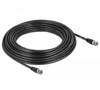 Delock 80086 cable coaxial 15 m bnc negro