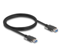 80998 Cable USB A macho, ambos lados 1m negro 26AWG,27AWG DELOCK