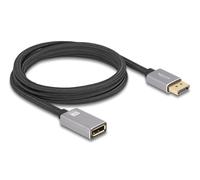 Delock 81080 cable displayport 2 m gris, negro