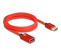 Delock 81082 cable displayport 2 m rojo