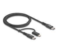 Delock 81170 cable usb usb 2.0 1 m usb c usb c/lightning negro
