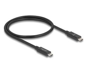 Delock 81210 cable usb usb4 gen 4x2 0,5 m usb c negro