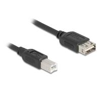 Delock 81529 cable usb usb 2.0 0,5 m usb b usb a negro