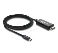 Delock 81704 adaptador de cable de vídeo 2 m usb tipo c hdmi negro