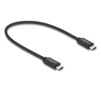 Delock 81705 cable usb usb4 gen 3x2 0,5 m usb c negro