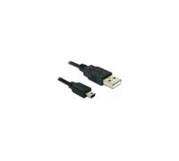 Delock 82273 - cable usb 2.0 (1 m, usb a, mini usb b), color negro