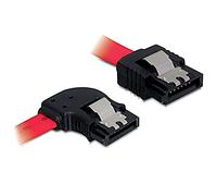 DeLOCK 82603 Cable de SATA 0,5 m Rojo - Cable SATA (0,5 m, Male Connector/Male Connector, Rojo)