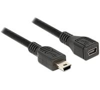 DeLOCK Cable USB 2.0 Mini B Extension M/F 1 m