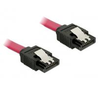 Delock 82675 cable de sata 0,2 m rojo