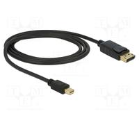DeLOCK 82698 Cable - Mini DisplayPort a DisplayPort - 1m - Negro