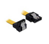 Delock 82811 - cable sata (0.5 m, macho/macho), color amarillo