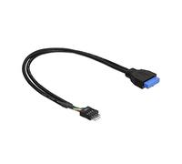 DeLOCK 83095 - Cable SCSI (Negro, Interno, 0,3 m, Macho)