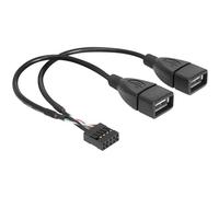 Delock 83292 cable USB 0,2 m Negro
