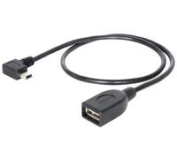 Delock 83356 cable usb usb 2.0 0,5 m mini-usb a usb a negro