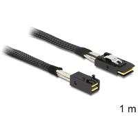 Delock 83389 cable serial attached scsi (sas) 1 m negro