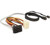 Delock 83390 cable serial attached scsi (sas) 0,5 m multicolor