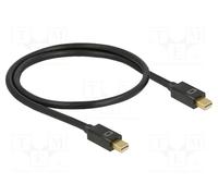 DeLOCK cable mini DisplayPort St > 0,5 m negro - 83472