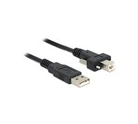 DeLOCK 83594 - Cable USB (1 m, USB A, USB B, 2.0, Male Connector/Male Connector, Negro)