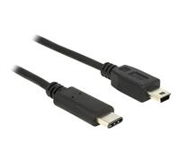 DeLOCK 83603 - Cable USB (1 m, USB C, Mini-USB B, 2.0, Male connector / Male con