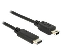 DeLOCK 83603 - Cable USB (1 m, USB C, Mini-USB B, 2.0, Male connector / Male con