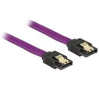Delock 83689 cable sata 0,2 m violeta - cables sata (0,2 m, sata iii,