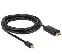Delock 83700 adaptador de cable de vídeo 3 m hdmi mini displayport ne