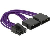 DELOCK 83705 - Cable de alimentación PCI Express 8 pines Ste.>2 x 4 pine