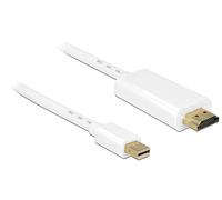 DeLock 83707 - Cable DisplayPort (HDMI, 2 Metros), Blanco