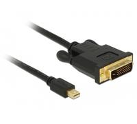 Delock 83988 adaptador de cable de vídeo 1 m mini displayport dvi-d n