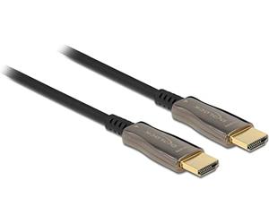 Delock 84040 câble HDMI 30 m HDMI Type A (Standard) Noir, Argent