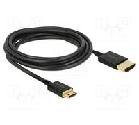 Delock hdmi-a/hdmi mini-c, 3 m cable hdmi hdmi tipo a (estándar) hdmi