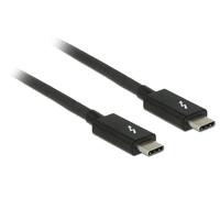 Delock 84845 cable thunderbolt 1 m 20 gbit/s negro