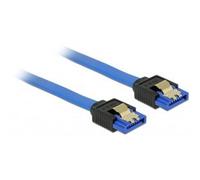 Delock 84976 cable de sata 0,1 m sata 7-pin negro, azul