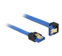 DeLOCK 85093 cable de SATA 1 m SATA 7-pin Negro, Azul - Cable SATA (1 m, SATA III, SATA 7-pin, SATA 7-pin, Male connector / Male connector, Negro, Azul)