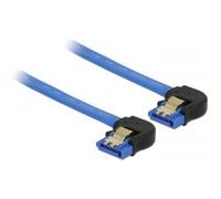 Delock 85094 cable de sata 0,1 m sata 7-pin negro, azul