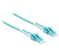 DeLOCK 85131 cable de fibra optica 10 m OM3 LC Azul - Cable de fibra óptica (10 m, OM3, LC, LC, Male connector / Male connector, Azul)