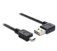 Delock 85175 cable usb usb 2.0 0,5 m usb a mini-usb b negro