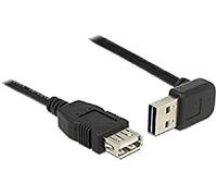 DeLOCK 85177 - Cable USB (0,5 m, USB A, USB A, 2.0, Male connector / Female connector, Negro)